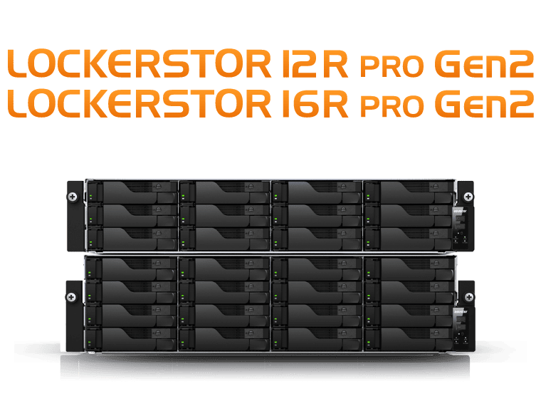  The Lockerstor 12R Pro and 16R Pro Gen2 Bring Rising and Ryzen Speeds!