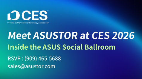 Welcome to visit ASUSTOR at CES 2026